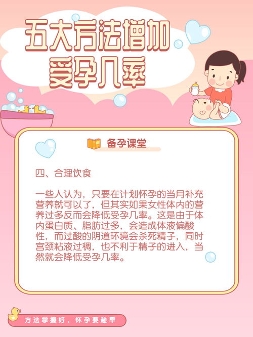 有什么办法可以提高受孕几率